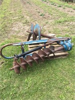 3 pt. auger with 12" and 24" bit