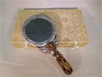 Tiki mirror in box - Silver