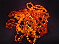 Jewelry - Amber lot, 8 pieces, 1 lot