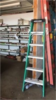 5 Ft Fiberglass Green Ladder