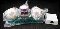 3 Vintage 1990's Assorted Promotional Baseballs