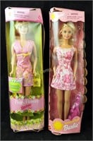 2 New Barbie Sunshine & Pretty Flower Dolls