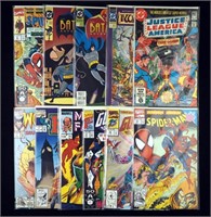 11 Assorted Vintage D C & Marvel Collector Comics