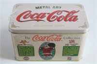 20-Metal Art COCA-COLA Collection Cards in Tin