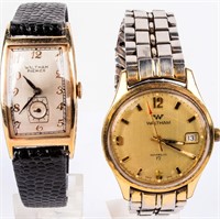 Jewelry Lot of 2 Vintage Waltham Wrist Watches