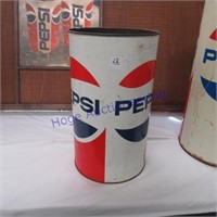 Pepsi metal can