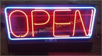 Neon open sign