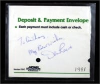 N F L Dan Reeves 1991  Autograph Collectible