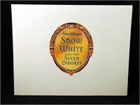 2001 Vintage Disney Snow White Lithograph Prints