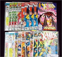 Approx 39 Marvel X Men Collector Comic Books