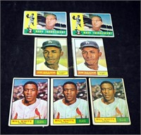 1960's Baseball Cards White, Gilliam, Thornberry