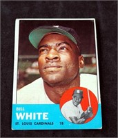 Vintage 1963 Topps Bill White #290 Baseball Card