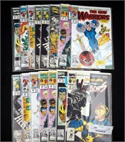 Approx 31 Marvel Warriors Vintage Comic Books