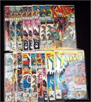 Approx 37 Marvel X Men Collector Comic Books