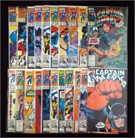 21 Vintage Marvel Captain America Comic Books Lot