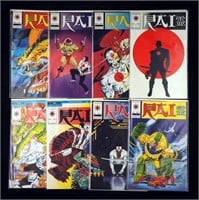 R A I Issues 0 - 7 Valiant Comic Books Lot