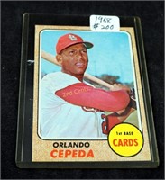 Vintage 1968 Orlando Cepada # 200 Baseball Card