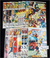 Approx 16 Marvel Avengers Collector Comic Books