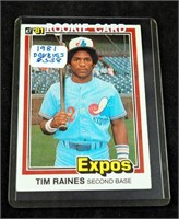 1981 Tim Raines Rookie # 538 Baseball Card