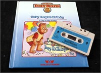 Vintage Teddy Ruxpin's Birthday Book & Tape