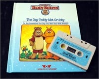 Vintage Teddy Ruxpin Day Met Grubby Book & Tape
