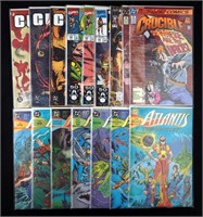 15 Vintage Crucible Clash Atlantis Comic Books Lot