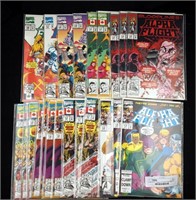 Approx 22 Alpha Flight Marvel Mixed Comic Books