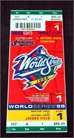 '98 World Series Cleveland Indians Season Ticket