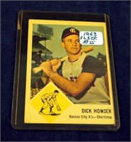 1963 Vintage Dick Howser #15 Baseball Card