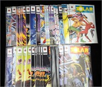 Approx 38 Valiant Solar Comic Books Lot