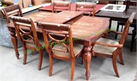 Solid Wood - Dining Room Table & Chairs