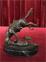 Frederic Remington Bronze Sculpture "Wicked Pony"