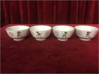 4 Wong Tong Soup Bowls