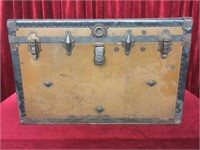 Large Vintage Steamer Trunk