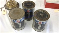 Mobil 1 oil cans (3)