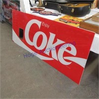 Front of Coca-Cola vending machine