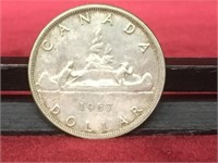 1957 Canada $1 Silver Coin