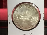 1963 Canada $1 Silver Coin