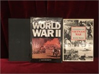 3 Pictorial War Hardcover Books