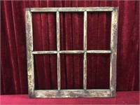 Vintage Wood Storm Window Frame