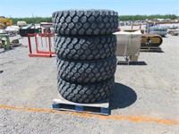 (4) Michelin 395/85R20 Tires & Rims