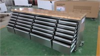 8FT (24) Drawer Premium Stainless Steel Work Bench