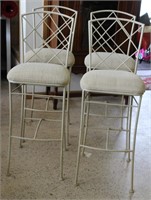 Set of 4 Iron Bar Chairs
