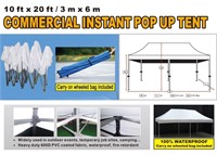 10 ft x 20 ft Commercial Pop Up Tent