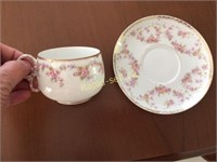 Limoges Cup and Saucers