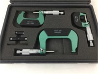 Cen-tech Inch Micrometer Set W/ Case