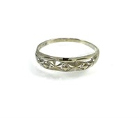 14k White Gold Ring