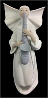 Lladro Porcelain Nun With Saxophone