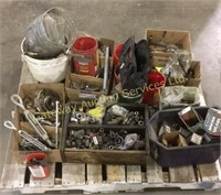 Choice on pallet bolts, nuts, washers, springs,