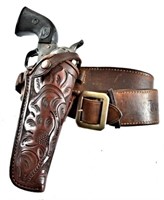 Colt Model 1873 SAA in Tooled King Ranch Holster